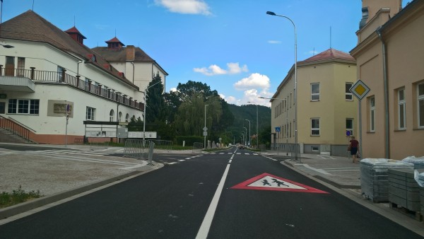 II/377 Tišnov OK - ul. Riegrova, Černohorská