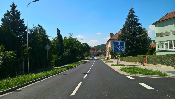 II/377 Tišnov OK - ul. Riegrova, Černohorská