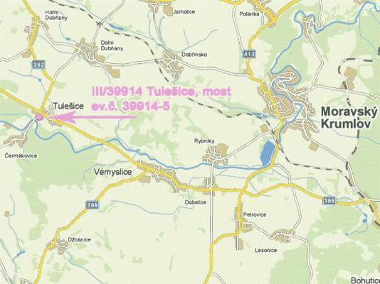 III/39914 Tulešice, most ev.č. 39914-5