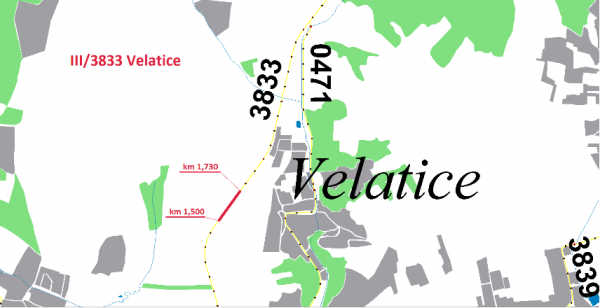 III/3833 Velatice