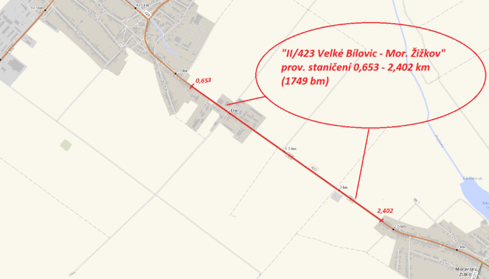 II/423 Velké Bílovice - Moravský Žižkov