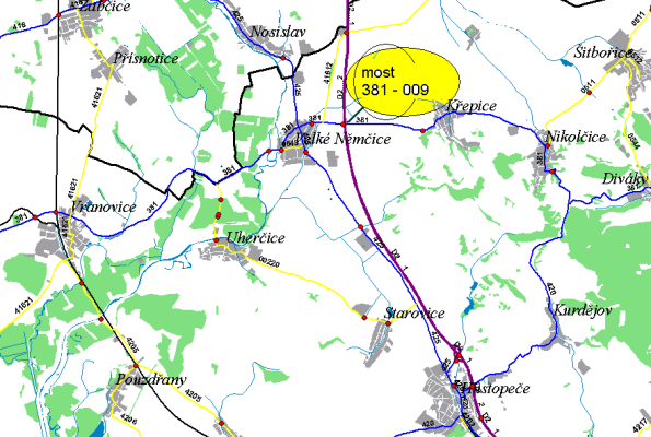 II/381 Velké Němčice most ev.č. 381-009 nad D2