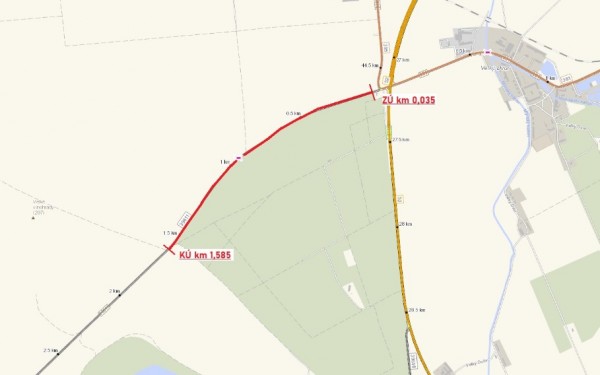 III/39611 Velký Dvůr - Vlasatice