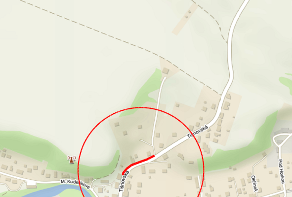 III/38529 Veverská Bítýška, ul. Tišnovská