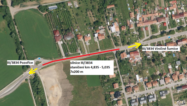 III/3834 Viničné Šumice