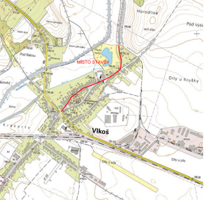 III/42211 Vlkoš - průtah