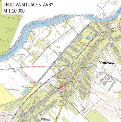 III/05522 Vnorovy před školou