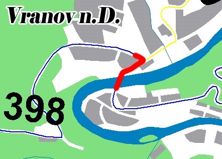 II/398 Vranov nad Dyjí průtah, most ev.č. 398-020