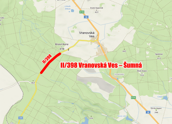 II/398 Vranovská Ves – Šumná