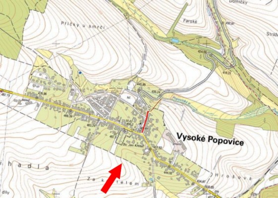 III/3958 Vysoké Popovice, ul. K Příbrami