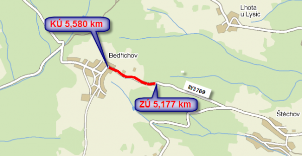 III/3769  Bedřichov průtah