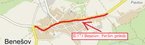 II/373 Benešov - Pavlov průtah