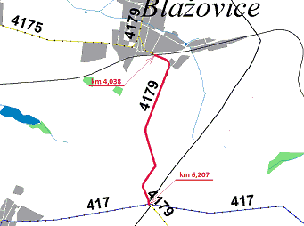 III/4179 Blažovice-Zbýšov