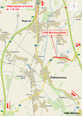 II/416 Blučina průtah, IV. Stavba