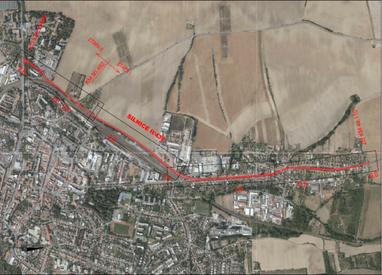 II/432 Kyjov Boršovská - křiž. s I/54 (II. etapa)