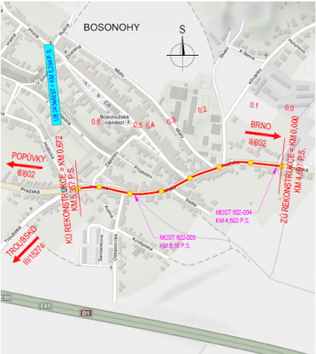 II/602 Bosonohy - protihlukový koberec