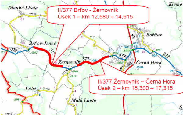 Mikrokoberce 2017 - II/377 Brťov - Černá Hora