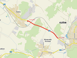 II/385 Čebín - Kuřim, sanace nehodových míst