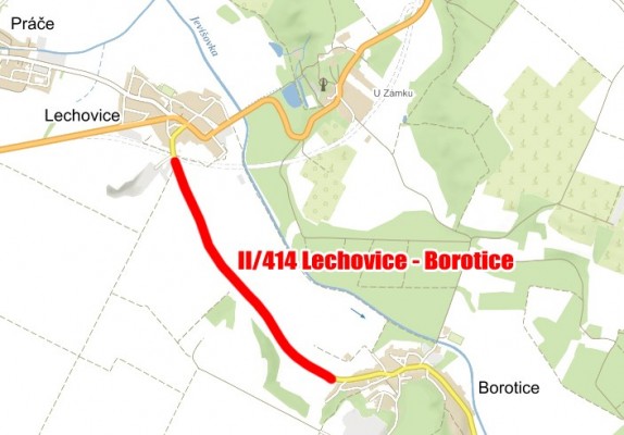 II/414 Lechovice - Borotice