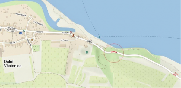 III/42117 Dolní Věstonice - směrová úprava vozovky