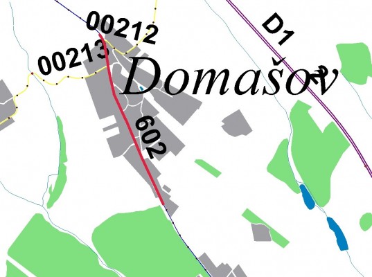 II/602 Domašov průtah