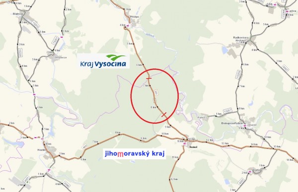 II/361 hr. kr. Vysočina – Rozkoš