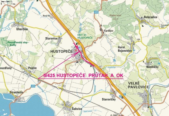II/425 Hustopeče průtah a OK