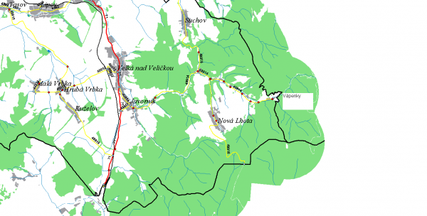 III/49914 Javorník – Vápenky
