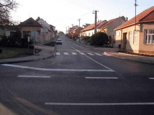 II/416, 417 Křenovice - průtah