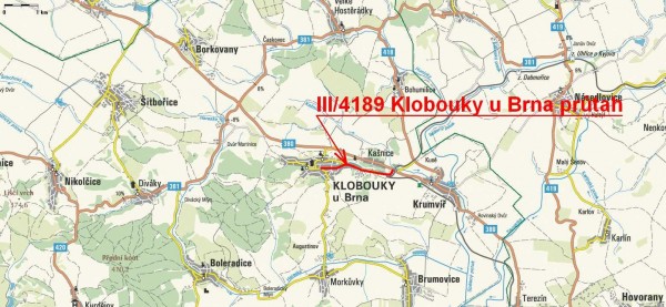 III/4189 Klobouky u Brna průtah