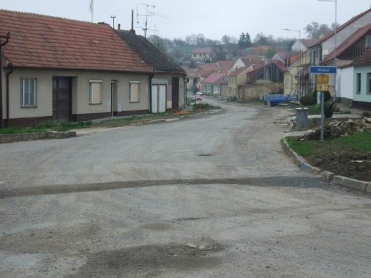 III/41911 Kobeřice - po výstavbě kanalizace