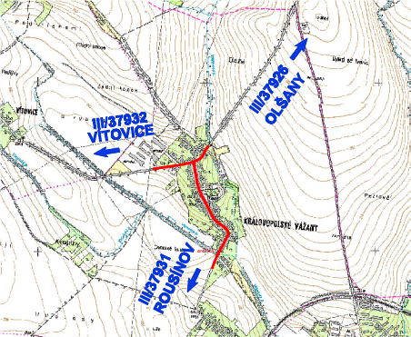 III/37931,2 Královopolské Vážany průtah II. stavba