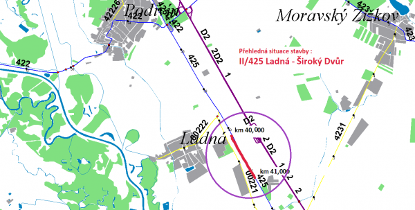 II/425 Ladná – Široký Dvůr