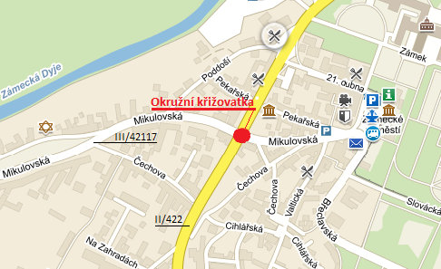 II/422 Lednice – okružní křižovatka