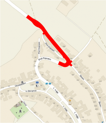 III/0478 Letonice, vjezdová brána