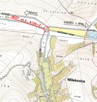 III/4199 Milešovice most ev.č. 4199-2