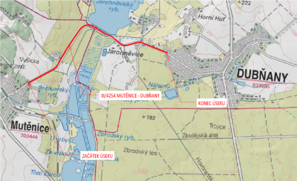 III/4254 Mutěnice - Dubňany