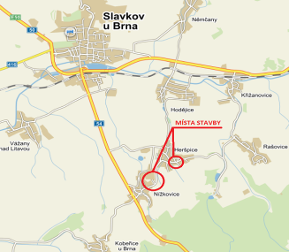 III/4199 Nížkovice, Heršpice – po kanalizaci