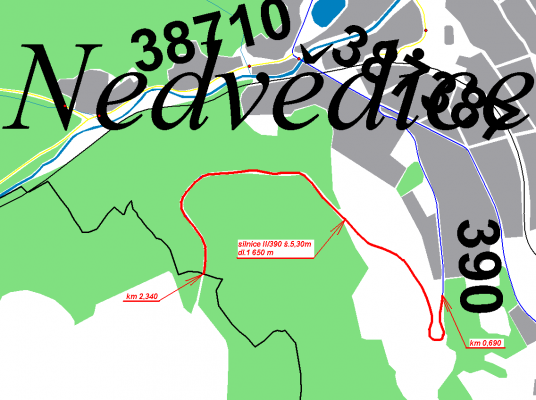 II/390 Nedvědice – Sejřek