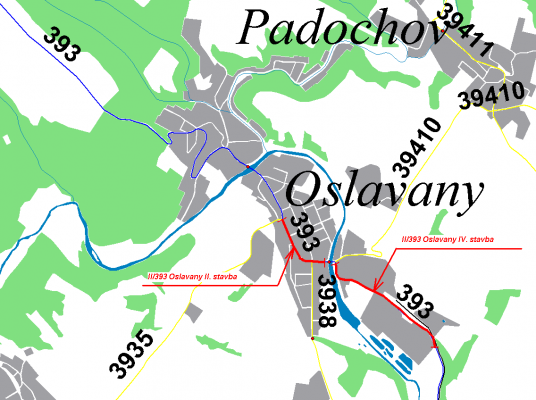 II/393 Oslavany II. a IV. stavba