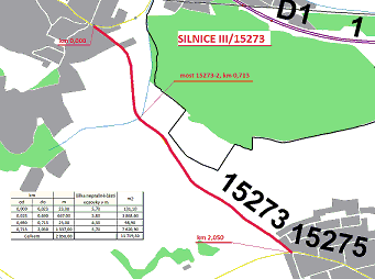 III/15273 Ostopovice - Moravany