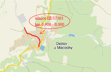 III/37363 Ostrov u Macochy průtah I. a II. stavba