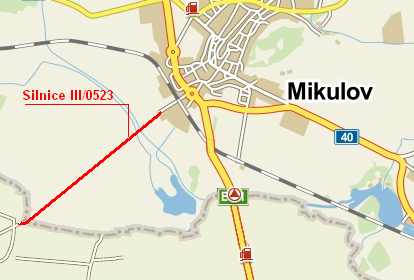 III/0523 Mikulov - Ottenthal
