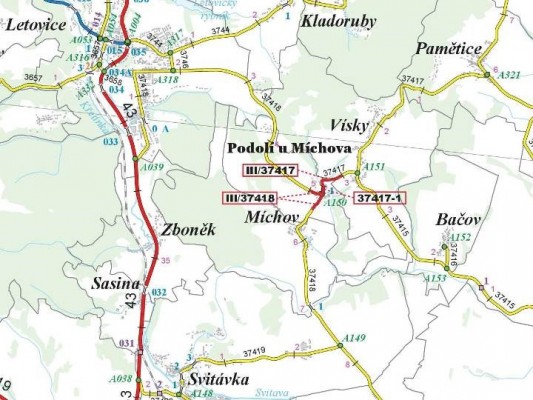 III/37417,37418 Podolí u M. průtah, most ev.č. 37417-1