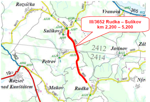 III/3652 Rudka - Sulíkov