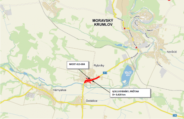 II/413 Rybníky průtah