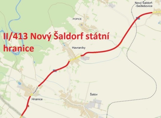 Mikrokoberce 2016 - II/413 Nový Šaldorf - státní hranice