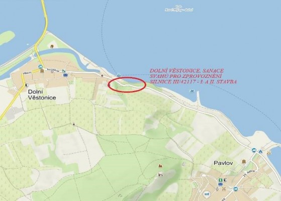 III/42117 Dolní Věstonice, sesuv svahu III. stavba