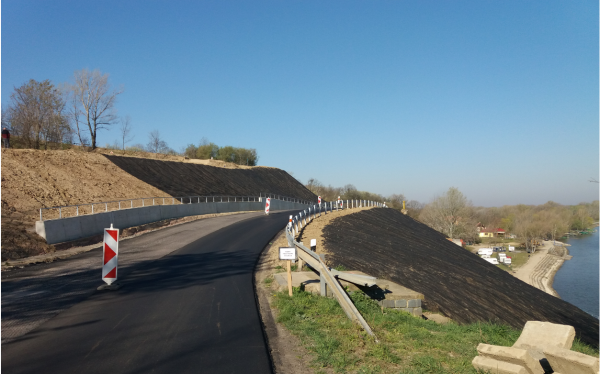 III/42117 Dolní Věstonice, sesuv svahu III. stavba