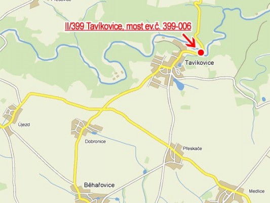 II/399 Tavíkovice, most ev.č. 399-006